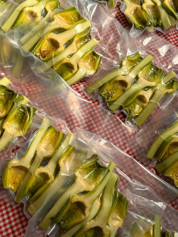 Günlük Soyulmuş Taze Kalp Enginar - Yarma Enginar Kalbi - 10 Adet