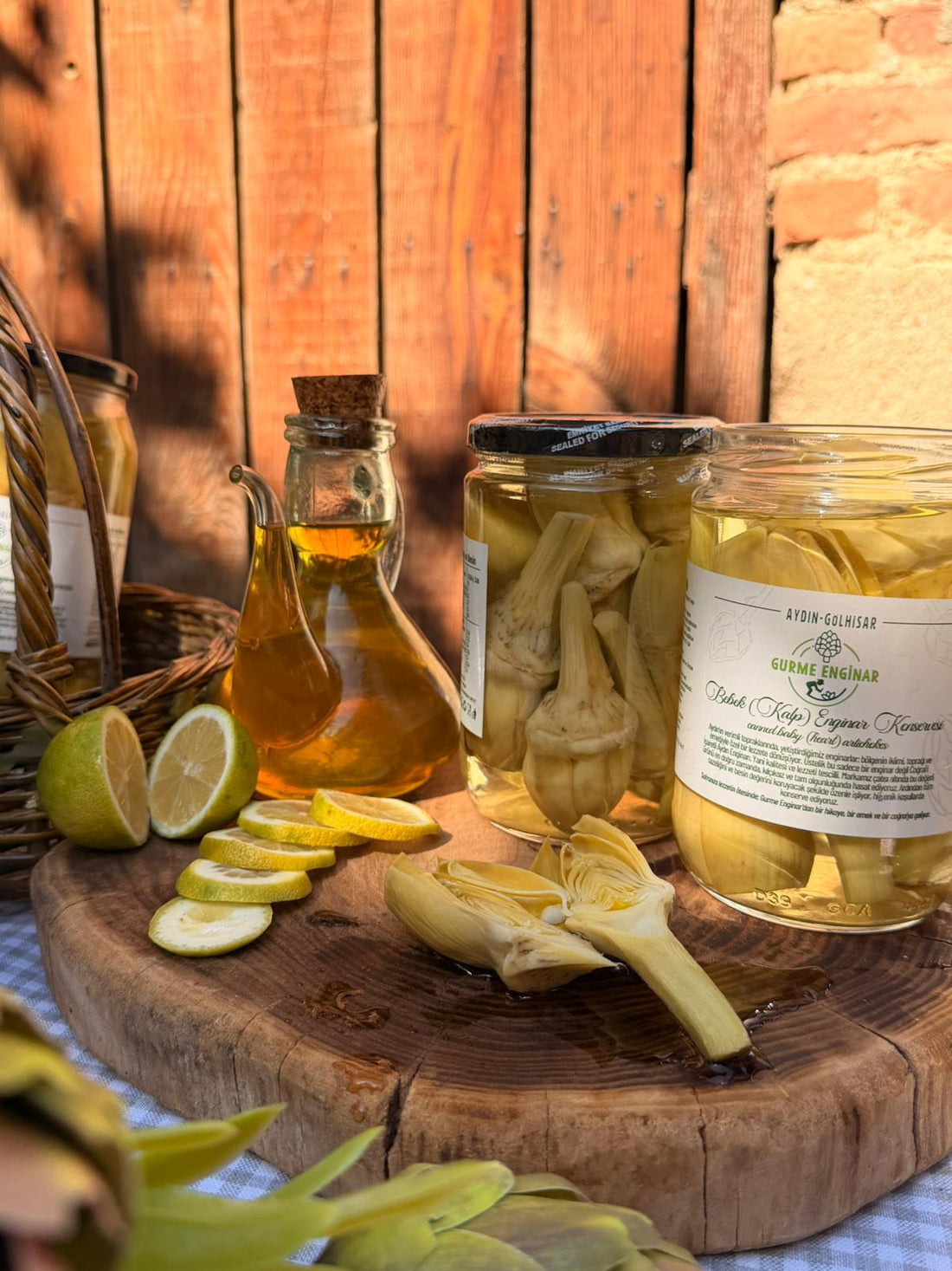 Saplı Bebek Enginar Konservesi (enginar kalbi)