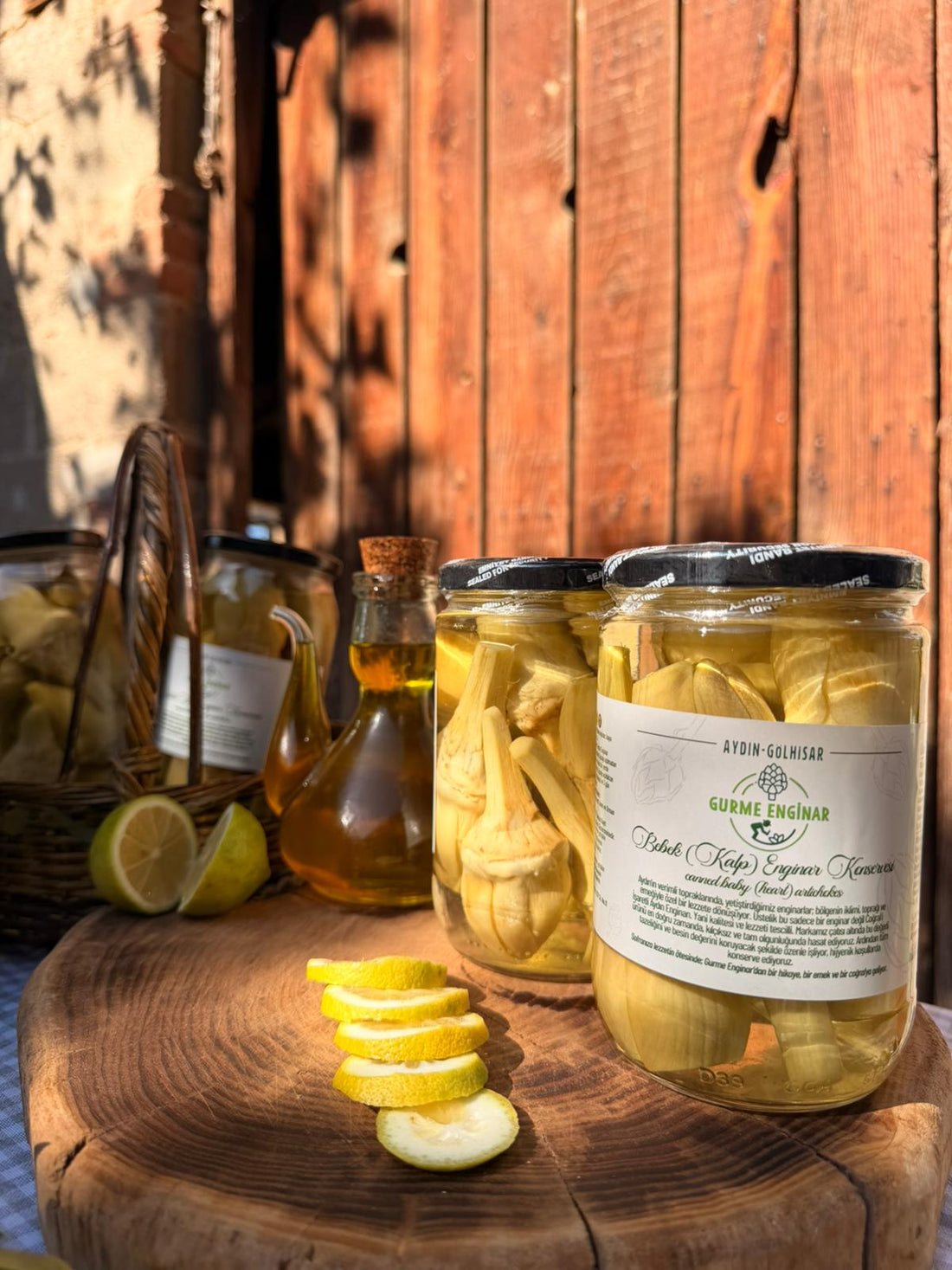 Saplı Bebek Enginar Konservesi (enginar kalbi)