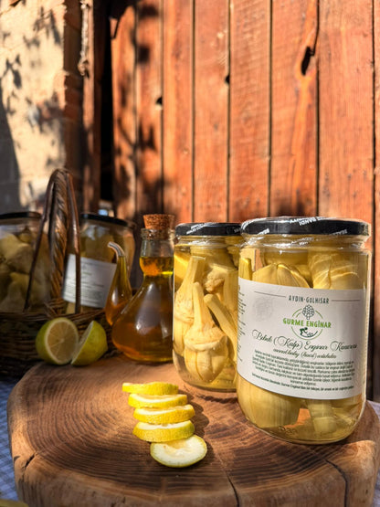 Saplı Bebek Enginar Konservesi (enginar kalbi)