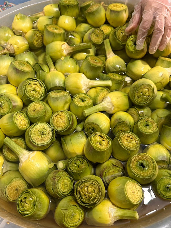 Günlük Soyulmuş Taze Bebek Enginar- Tam Enginar Kalbi - 10 Adet