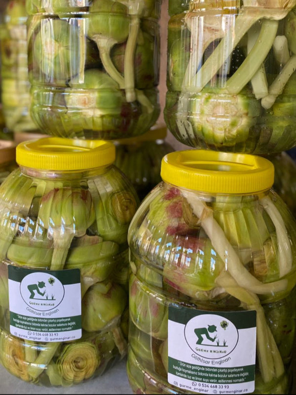 Günlük Soyulmuş Taze Kalp Enginar - Yarma Enginar Kalbi - 10 Adet