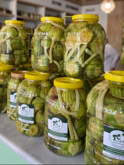 Günlük Soyulmuş Taze Kalp Enginar - Yarma Enginar Kalbi - 20 Adet