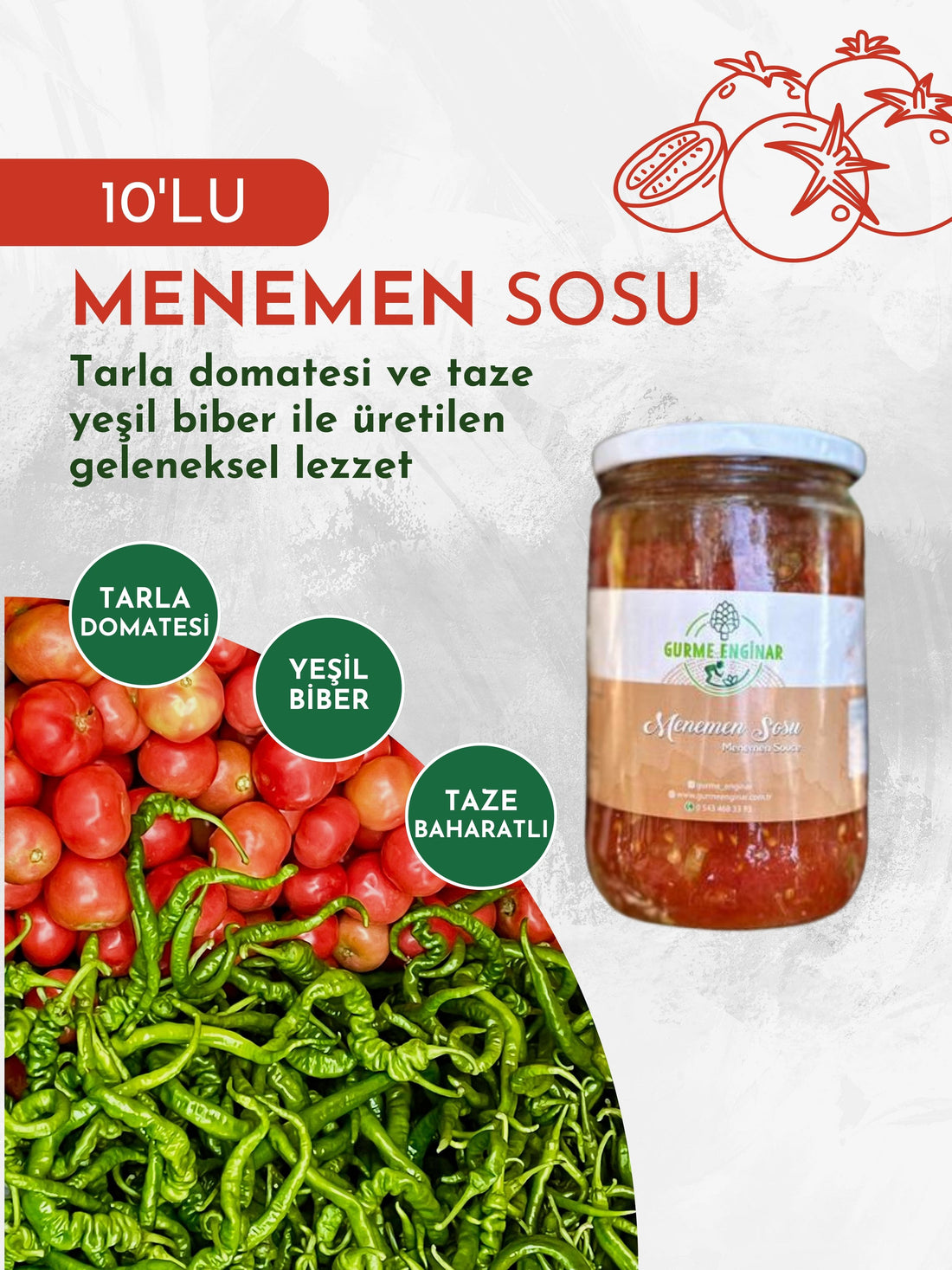Menemen Sosu 10&