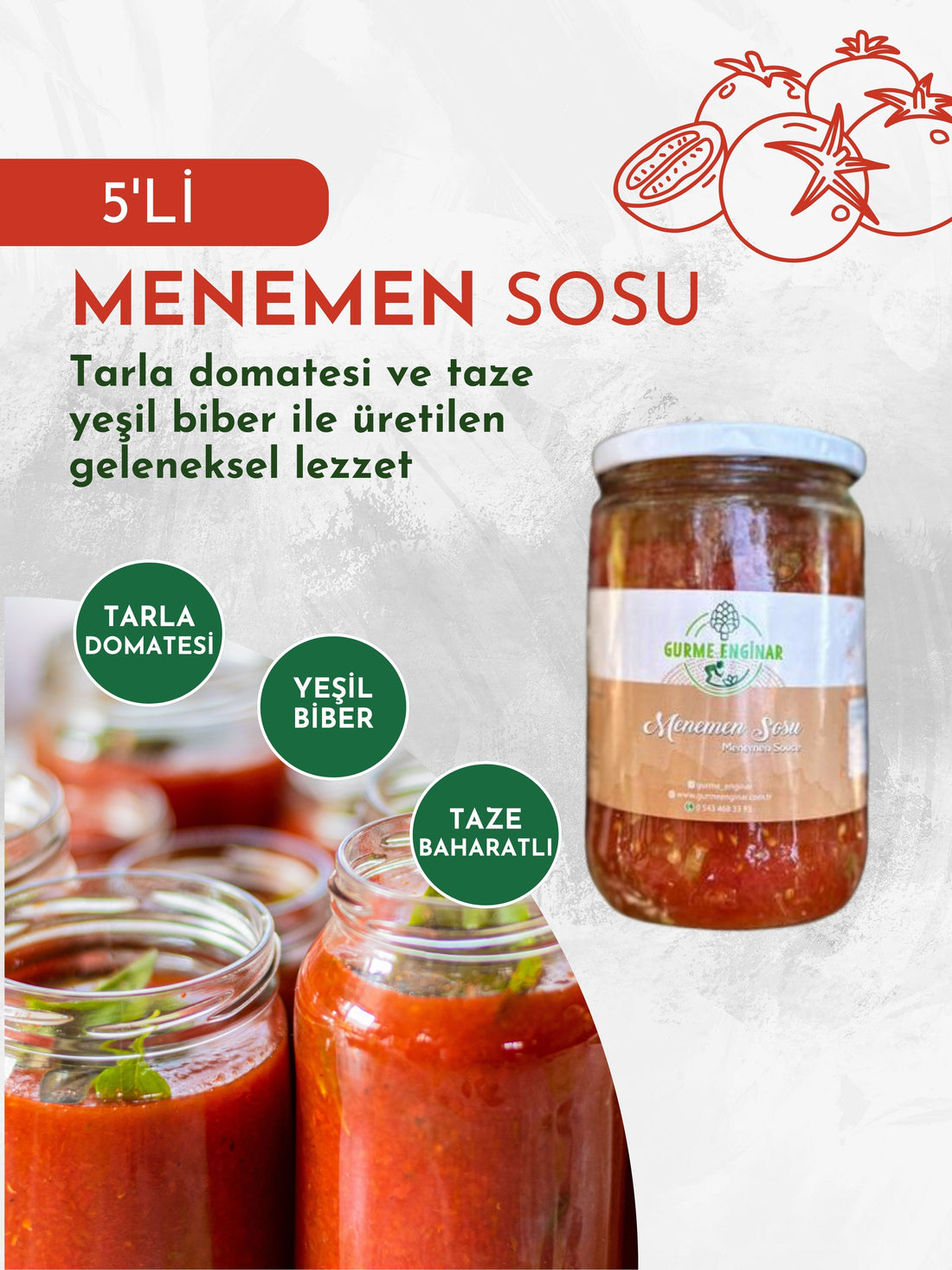 Menemen Sosu 5&